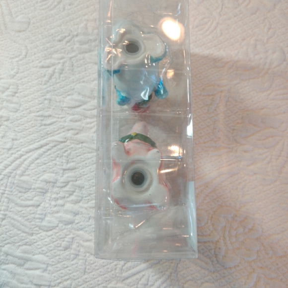 Sleigh Bell Bistro Very Merry Dinosaur Salt And Pepper Shakers New 2014 - Picture 5 of 6